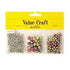 AussieSuperStore Jewellery Making Supplies Bead Kit Plastic Metallic Bead Kit Plastic Metallic  | Jewellery Making Beads | Kids Beads VBX02